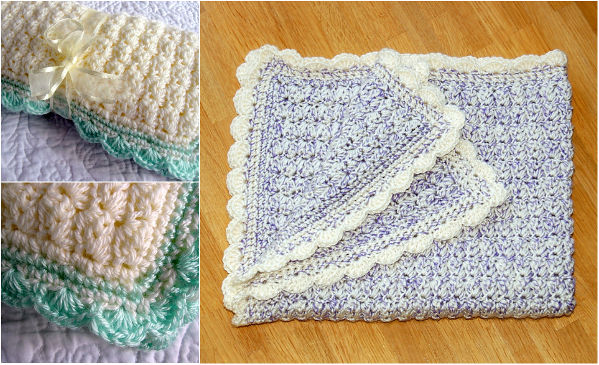 Stunning Simple Crochet Baby Blanket Pattern | Diy Smartly