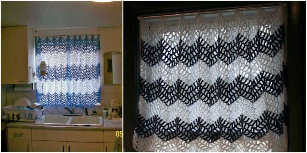 [Easy] Kitchen Crochet Curtain + Tutorial | Diy Smartly